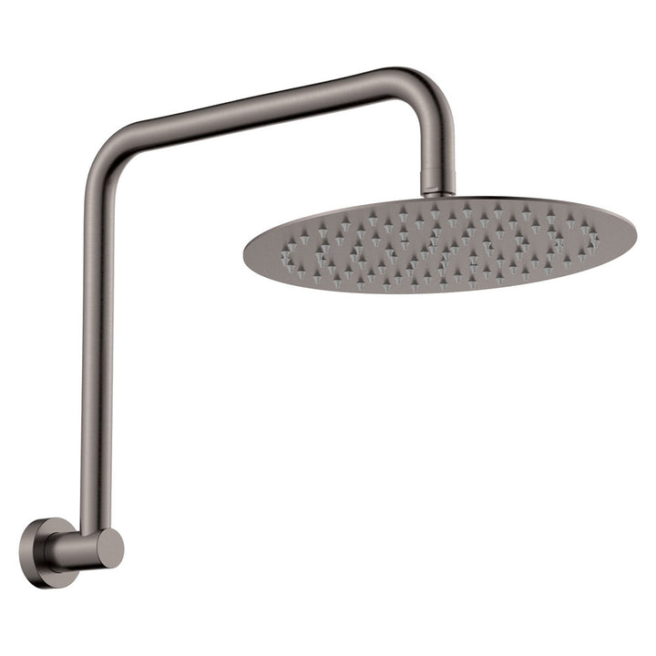 Kaya Gooseneck Shower Arm Set - Gun Metal