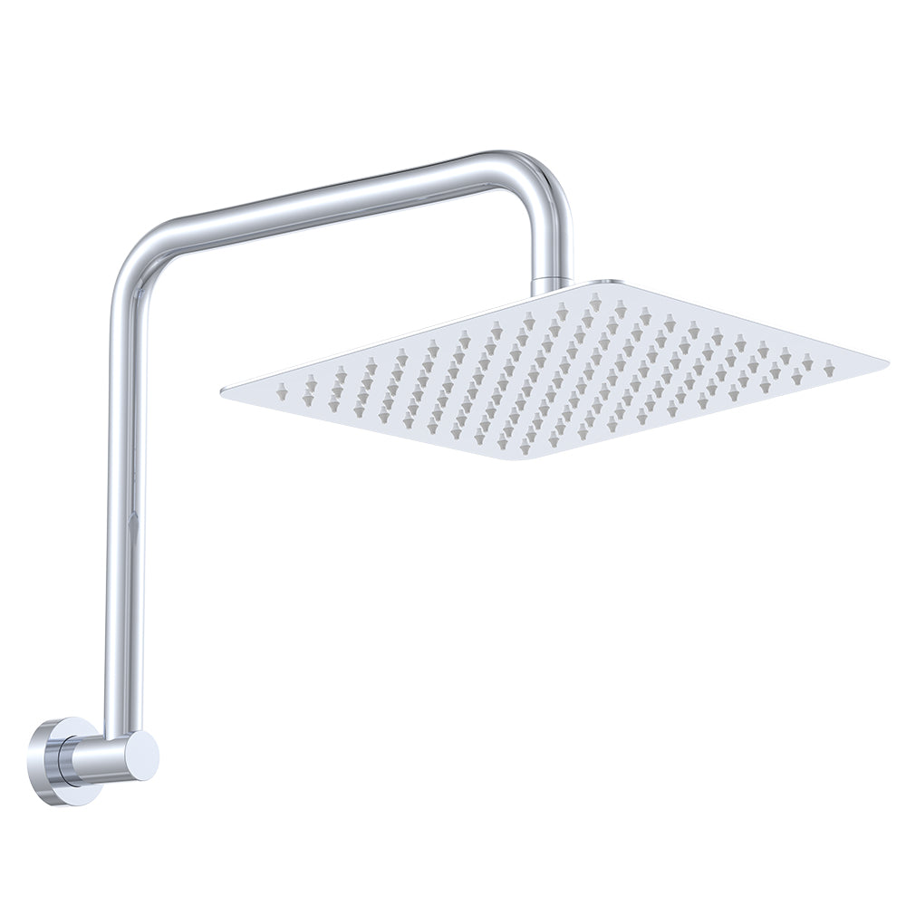 Koko Gooseneck Shower Arm Set - Chrome