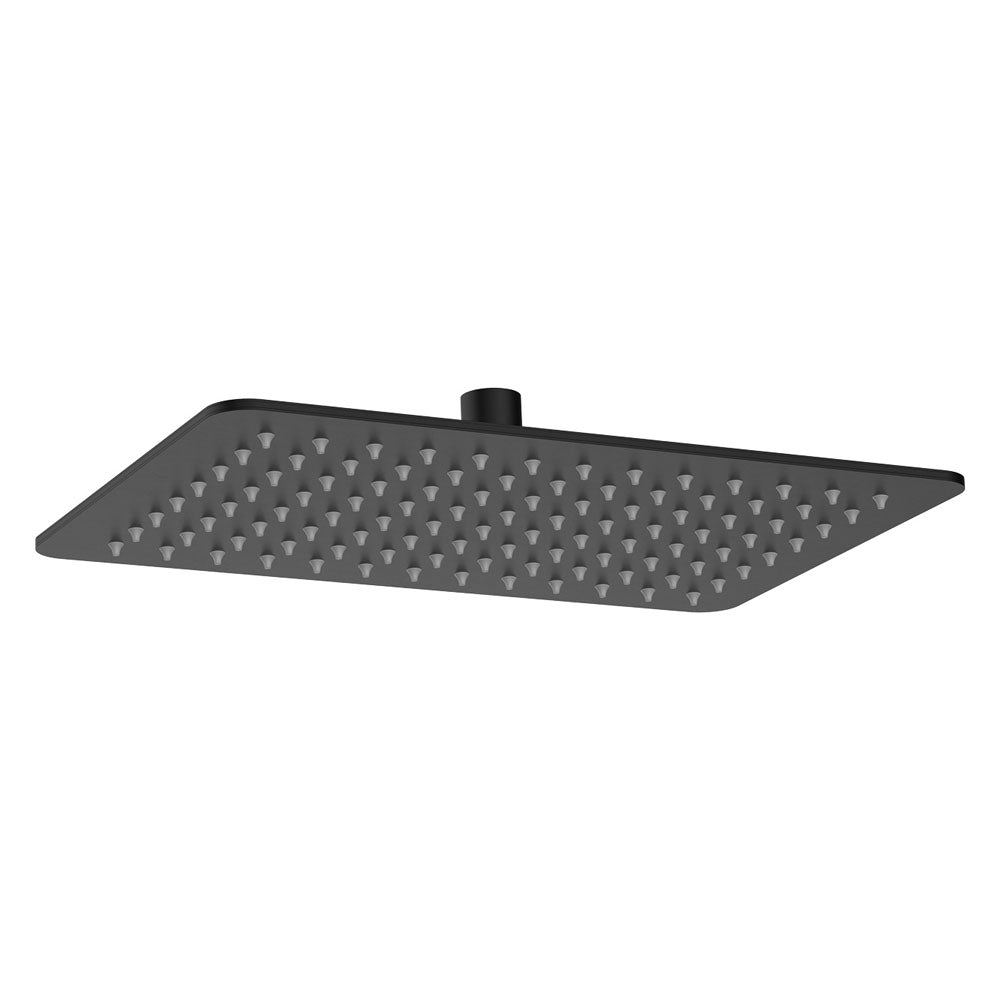 Koko Rectangular Shower Head - Matte Black