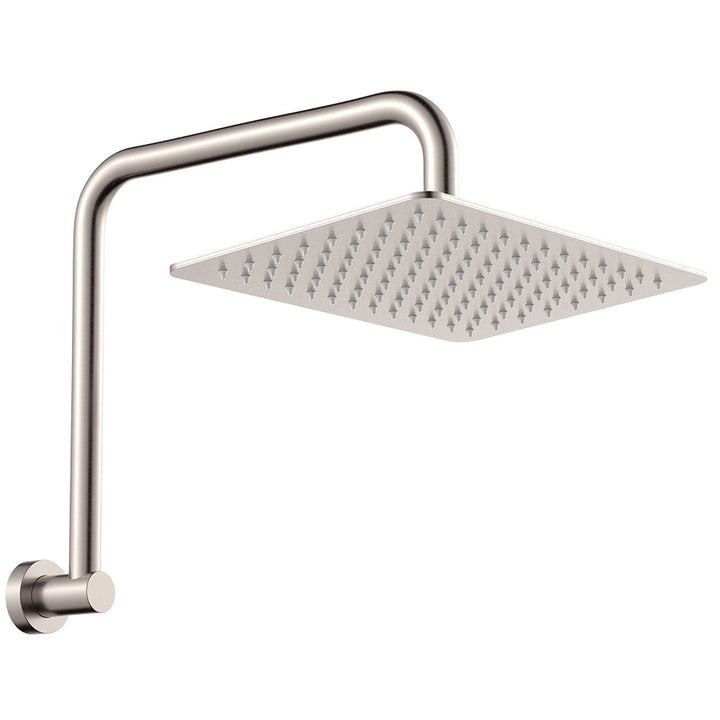 Tono Gooseneck Shower Arm Set - Brushed Nickel