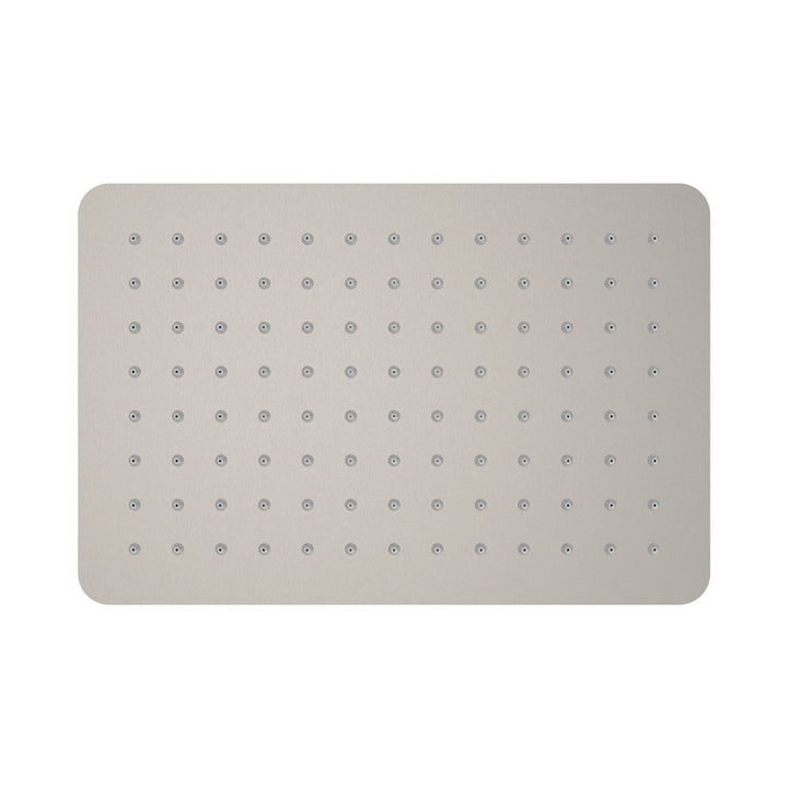 Koko Rectangular Shower Head - Brushed Nickel