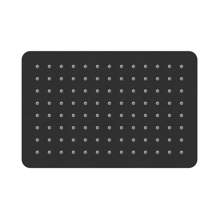 Koko Rectangular Shower Head - Matte Black