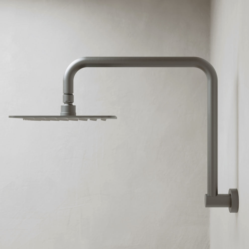 Tono Gooseneck Shower Arm Set - Gun Metal