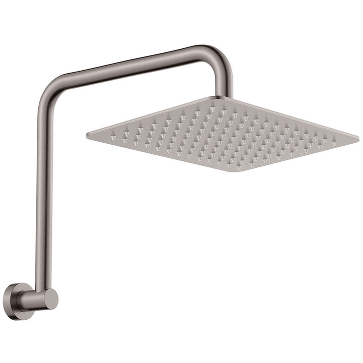 Tono Gooseneck Shower Arm Set - Gun Metal