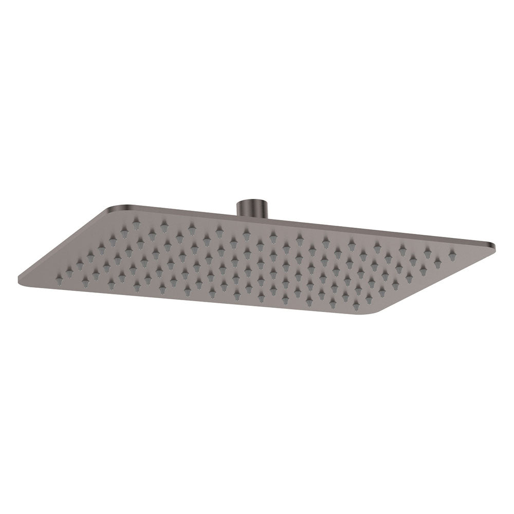 Koko Rectangular Shower Head - Gun Metal
