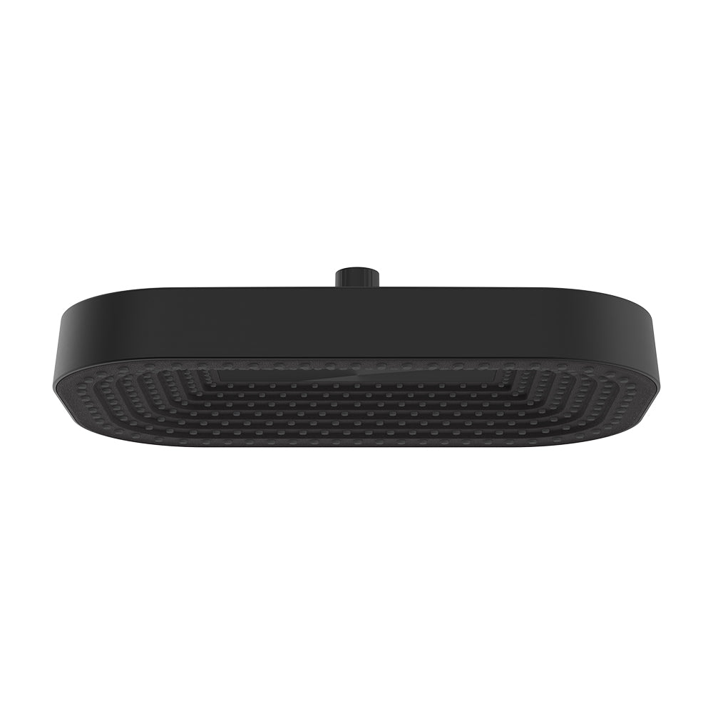 Kuro Shower Head, Soft Square - Matte Black