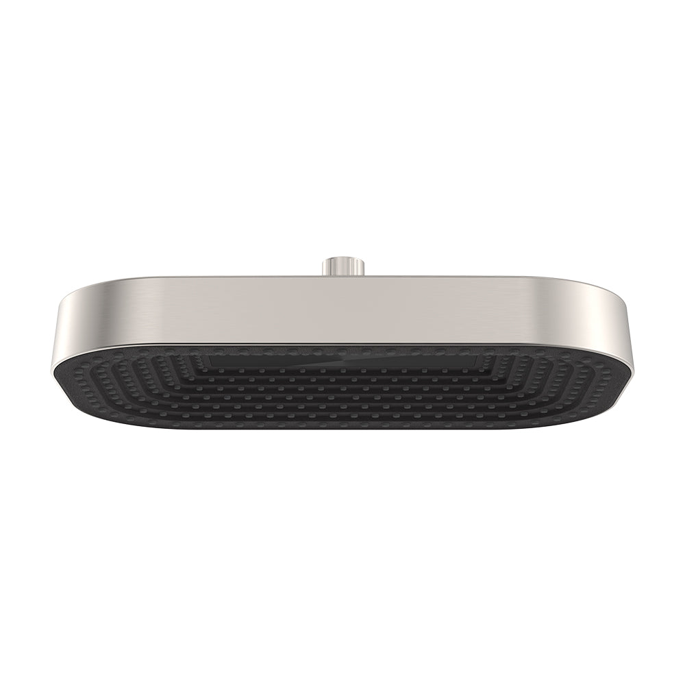 Kuro Shower Head, Soft Square - Brushed Nickel