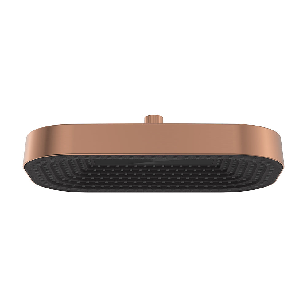 Kuro Shower Head, Soft Square - Brushed Copper