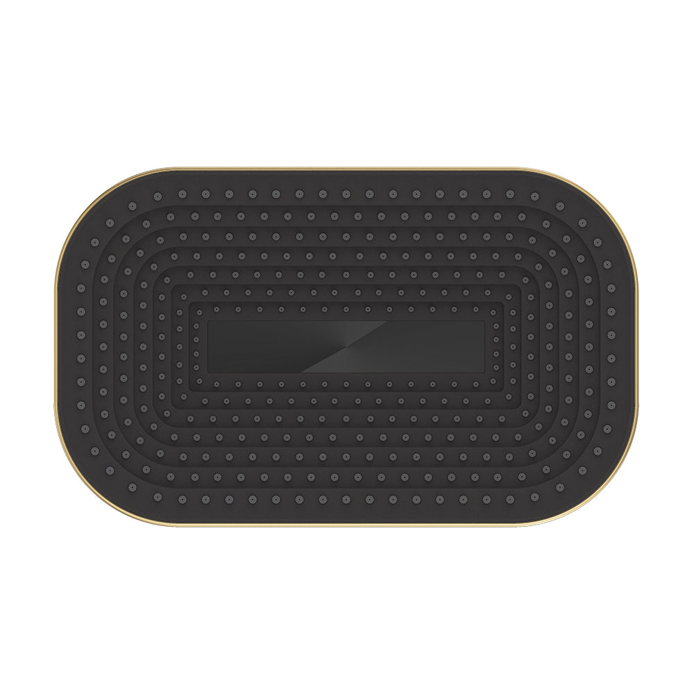 Kuro Shower Head, Soft Square - Urban Brass