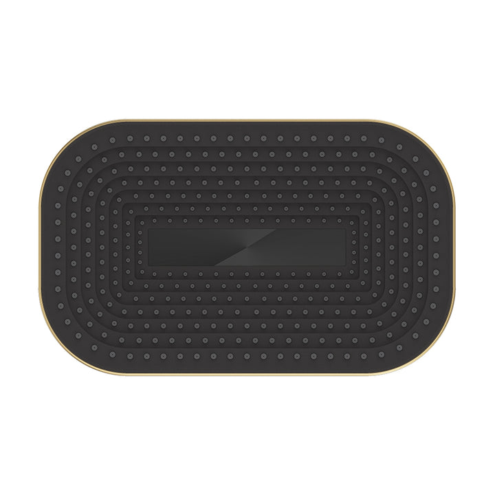 Kuro Shower Head, Soft Square - Urban Brass