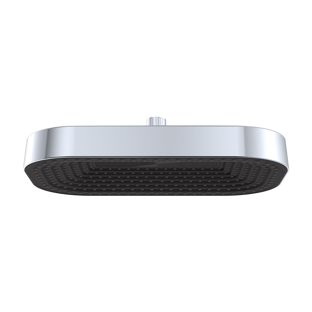 Kuro Shower Head, Soft Square - Chrome