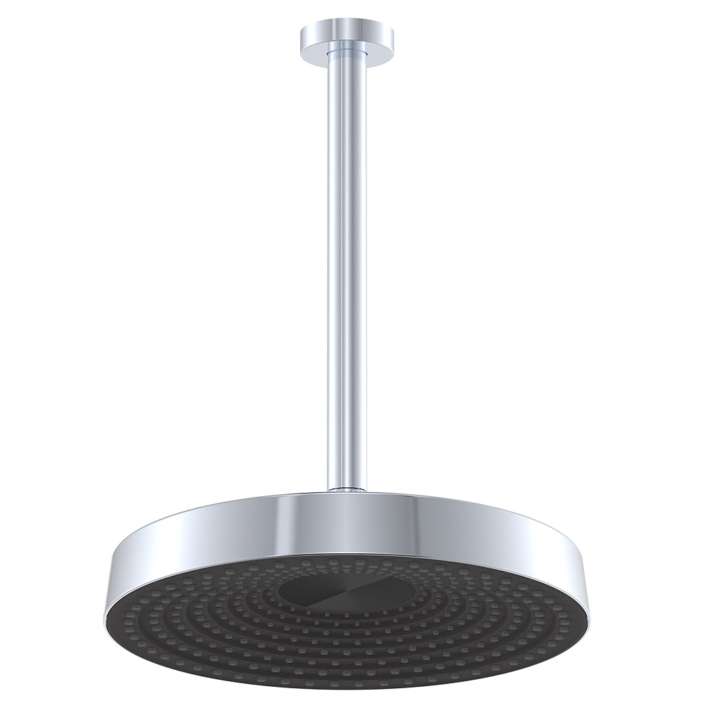 Kuro Shower Dropper Set, Round Head - Chrome