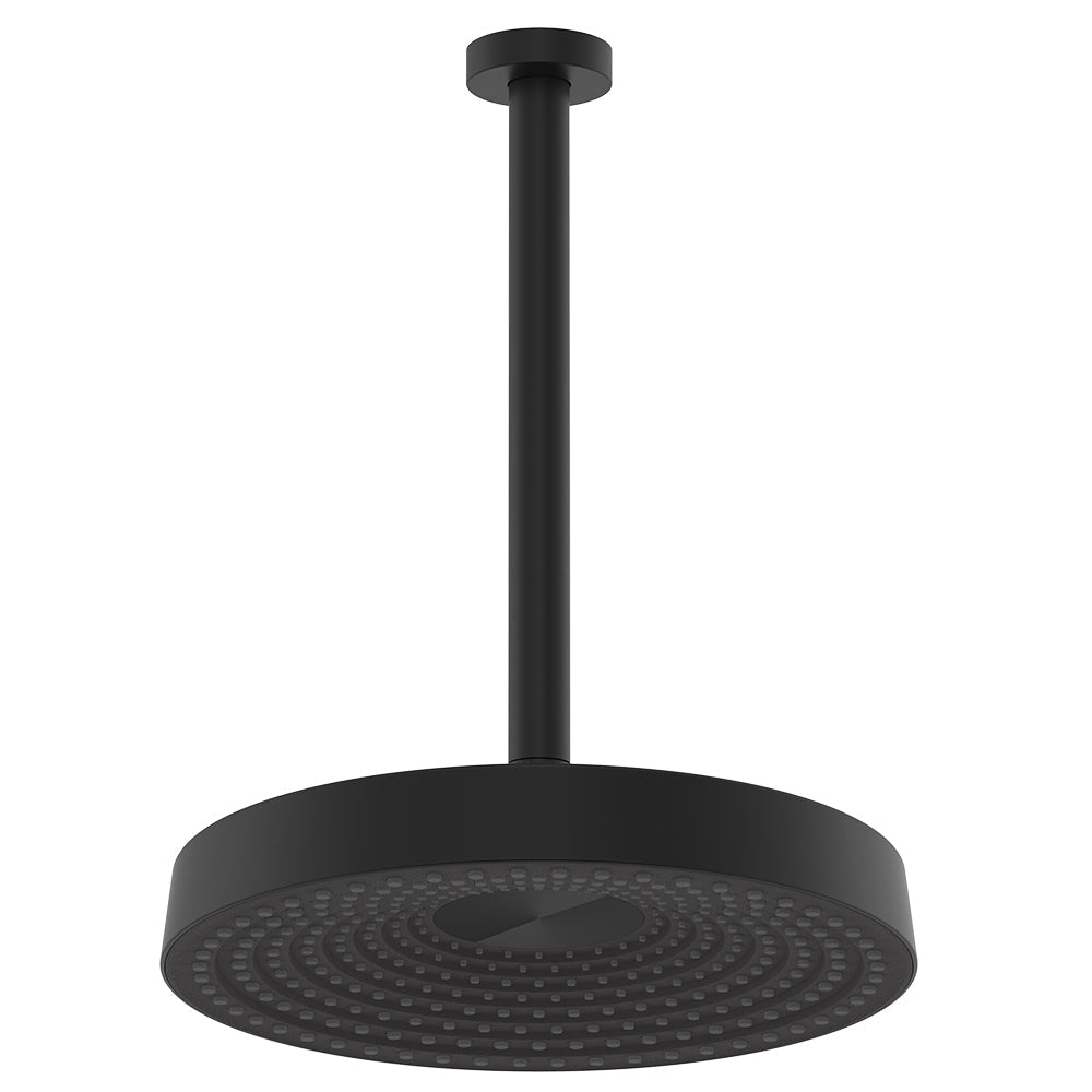 Kuro Shower Dropper Set, Round Head - Matte Black
