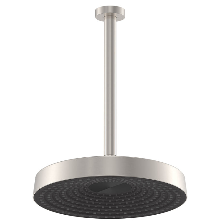 Kuro Shower Dropper Set, Round Head - Brushed Nickel