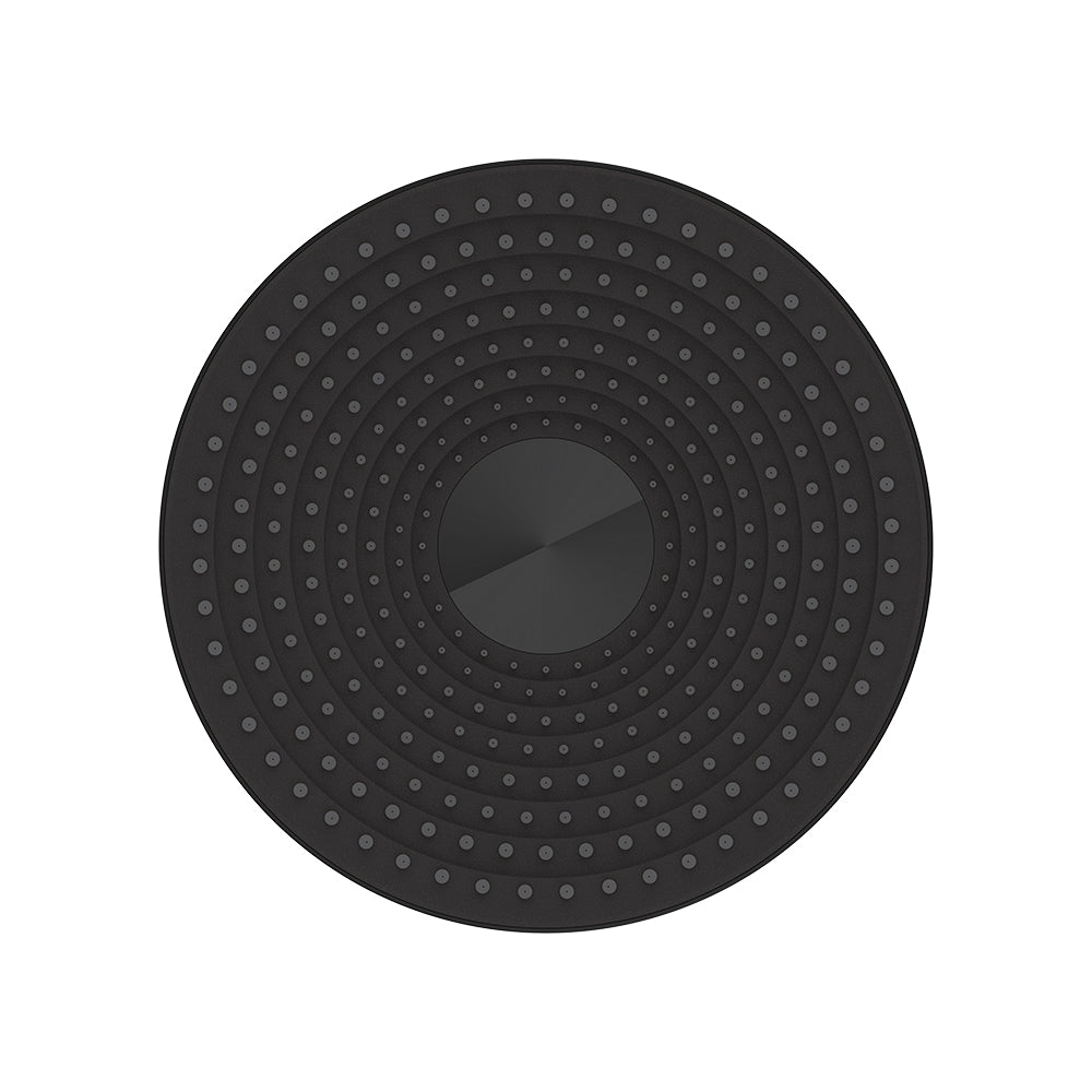 Kuro Shower Head, Round - Matte Black