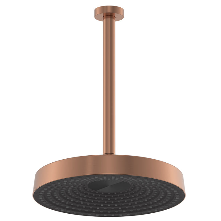 Kuro Shower Dropper Set, Round Head - Brushed Copper
