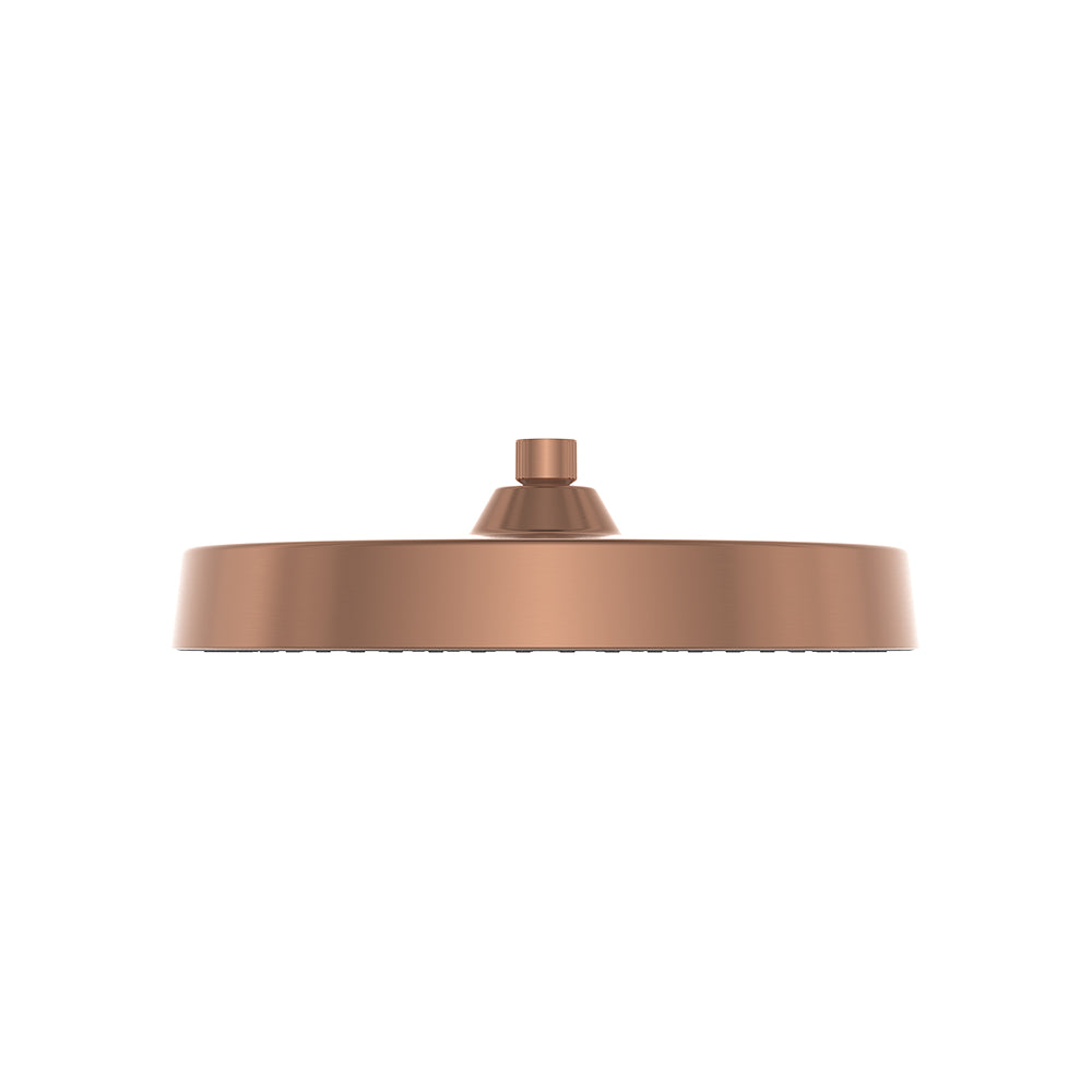 Kuro Shower Head, Round - Brushed Copper