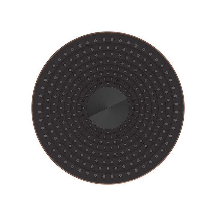 Kuro Shower Head, Round - Brushed Copper