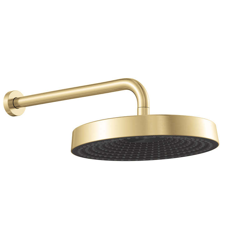 Kuro Shower Arm Set, Round Head - Urban Brass