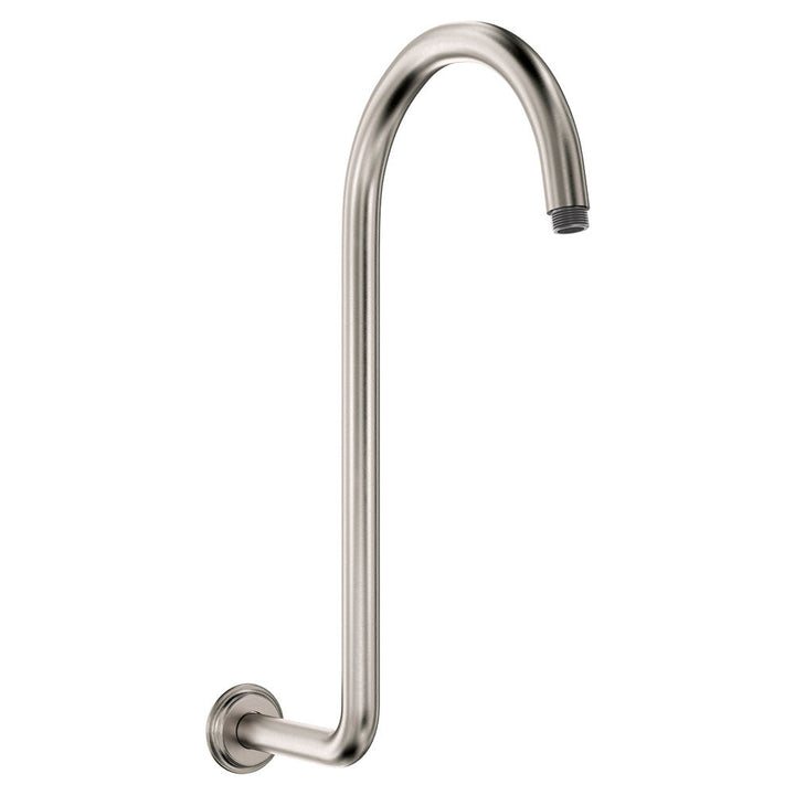Classical Fixed Swan-Neck Arm - Brushed Nickel
