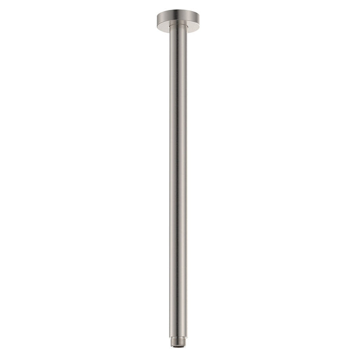 Round Shower Dropper, 450mm - Brushed Nickel