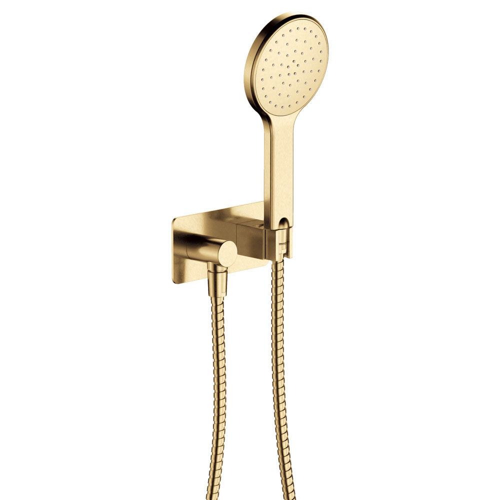 Kaya Hand Shower, Rectangular Plate - Urban Brass