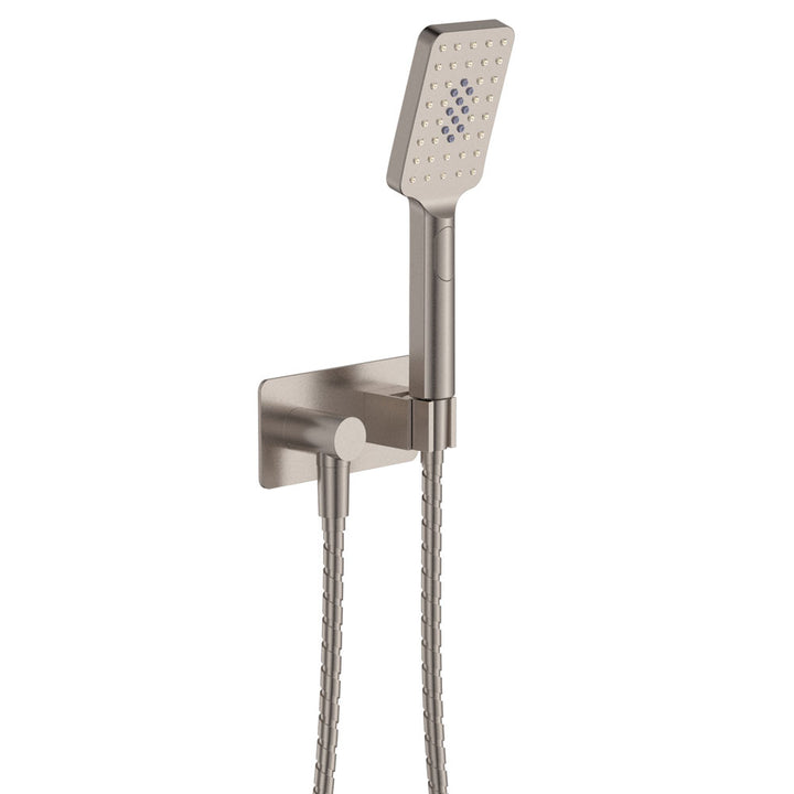 Tono Hand Shower, Rectangular Plate - Brushed Nickel