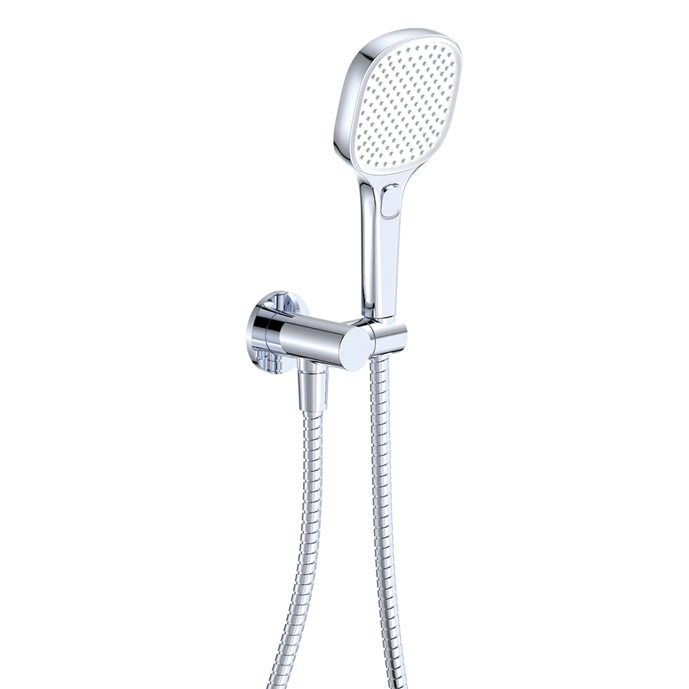 Koko Hand Shower, Round Plate - Chrome