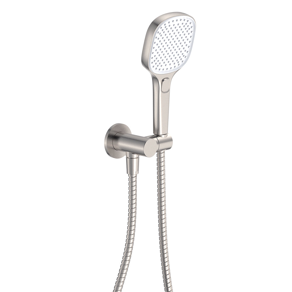 Koko Hand Shower, Round Plate - Brushed Nickel