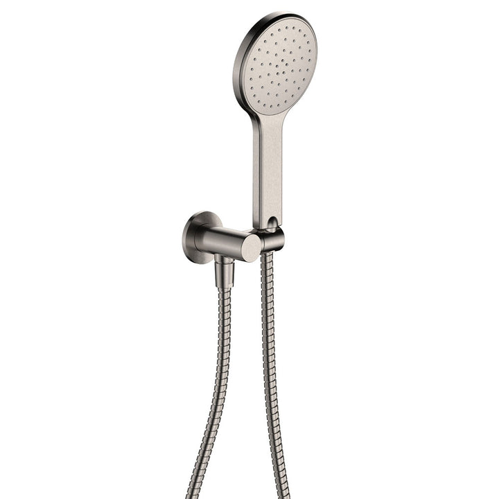 Kaya Hand Shower, Round Plate - Brushed Nickel