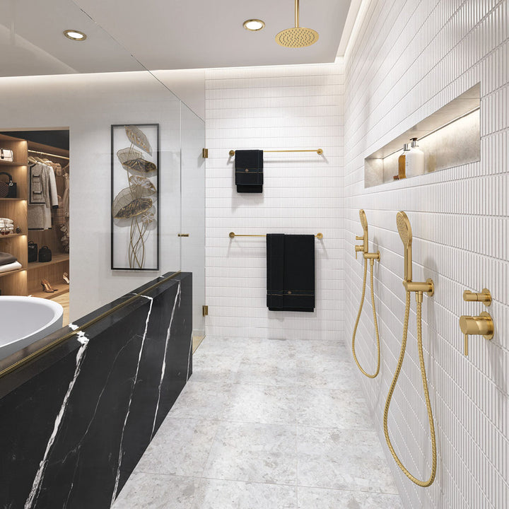 Kaya Hand Shower, Round Plate - Urban Brass