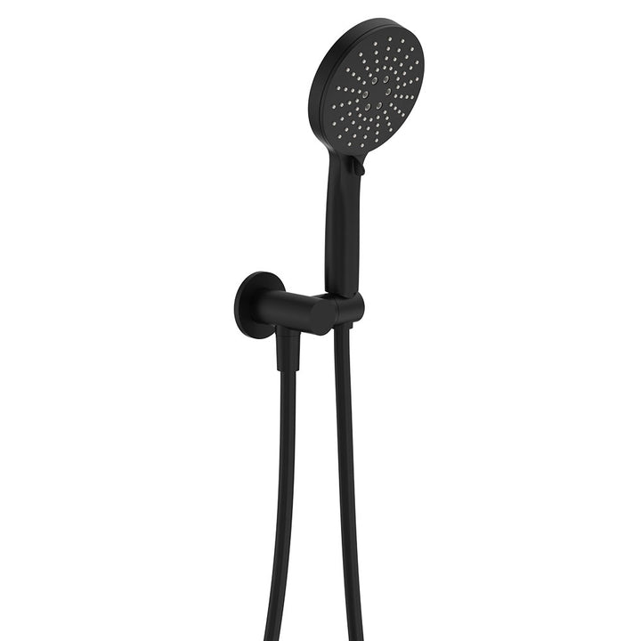 Empire Slim Hand Shower, Round Plate - Matte Black