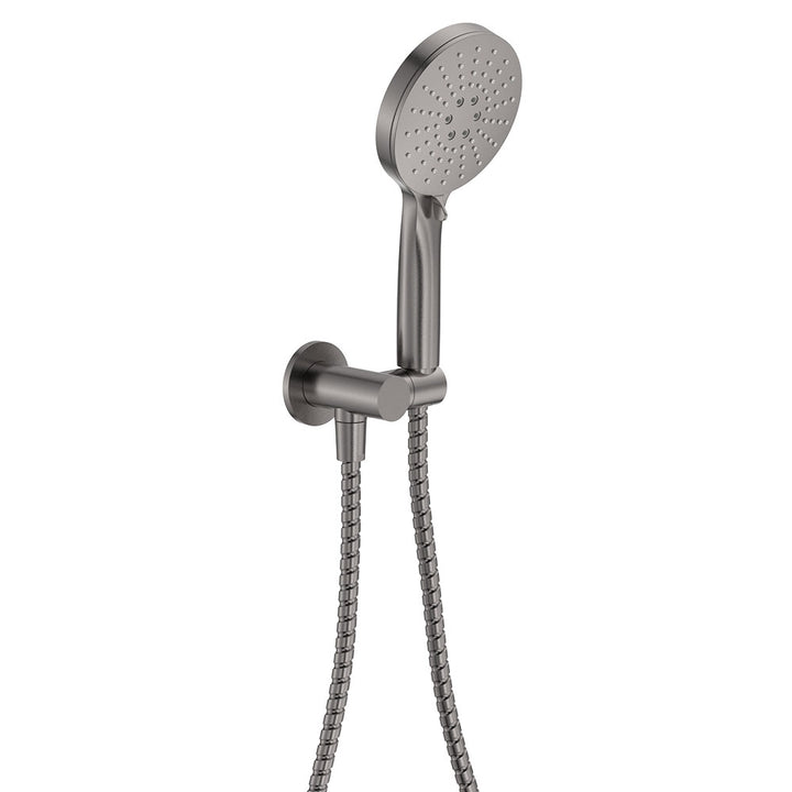 Empire Slim Hand Shower, Round Plate - Gun Metal