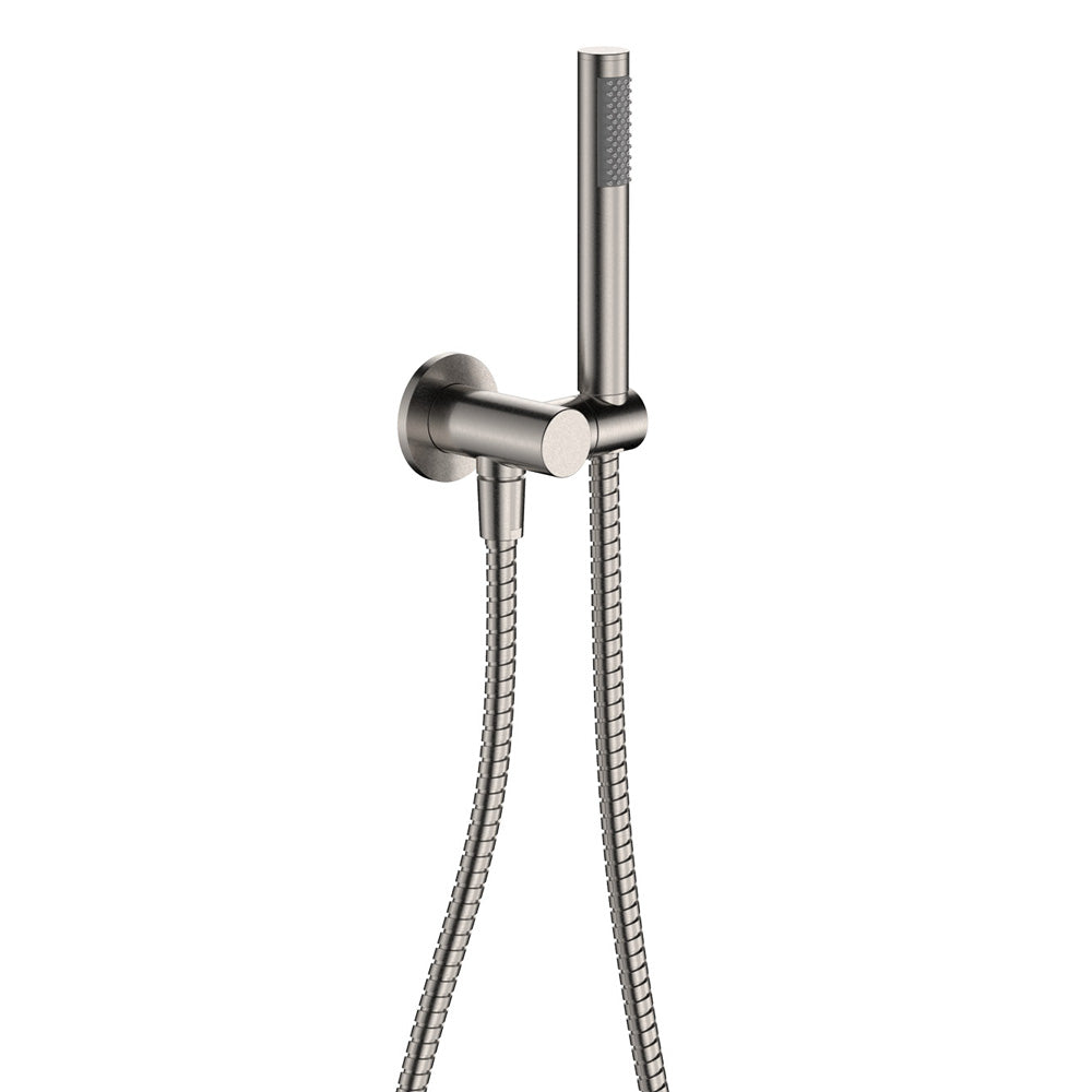 Isabella Hand Shower, Round Plate - Brushed Nickel