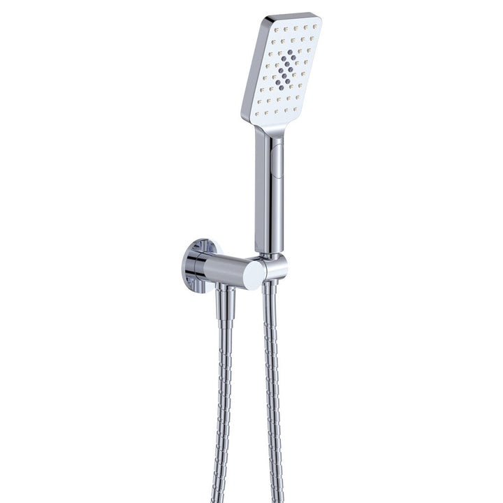 Tono Hand Shower, Round Plate - Chrome