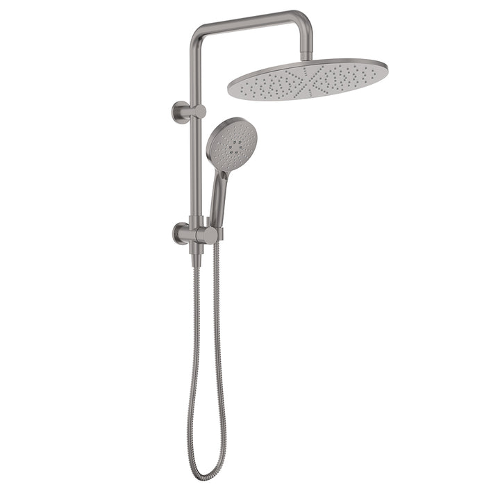 Empire Slim Twin Half-Rail Shower - Gun Metal