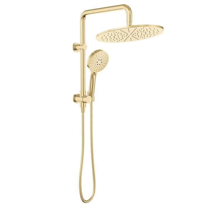 Empire Slim Twin Half-Rail Shower - Urban Brass