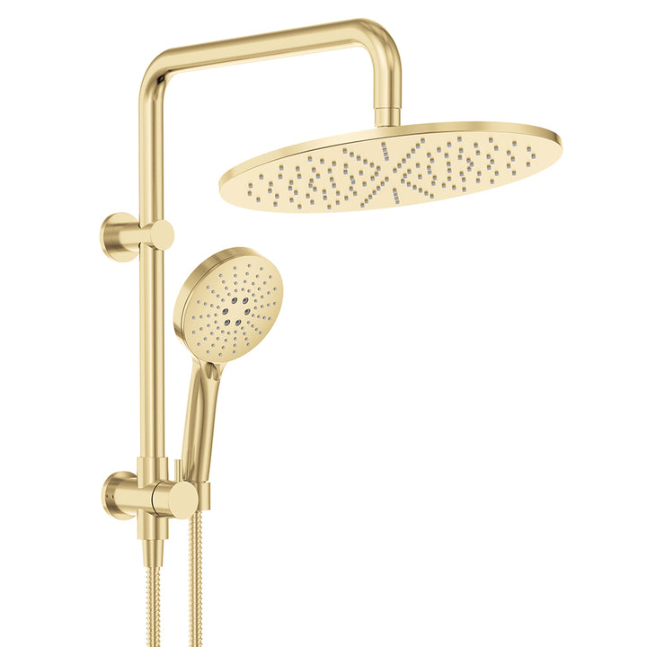 Empire Slim Twin Half-Rail Shower - Urban Brass