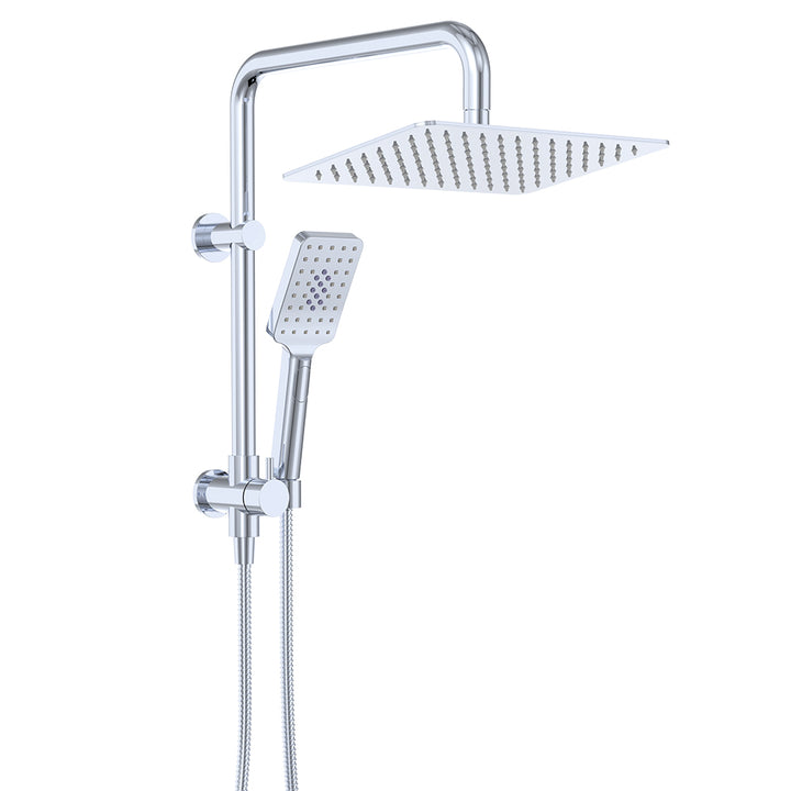 Tono Twin Half-Rail Shower - Chrome