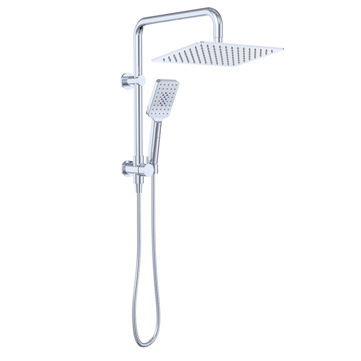 Tono Twin Half-Rail Shower - Chrome