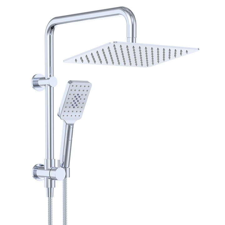 Tono Twin Half-Rail Shower - Chrome
