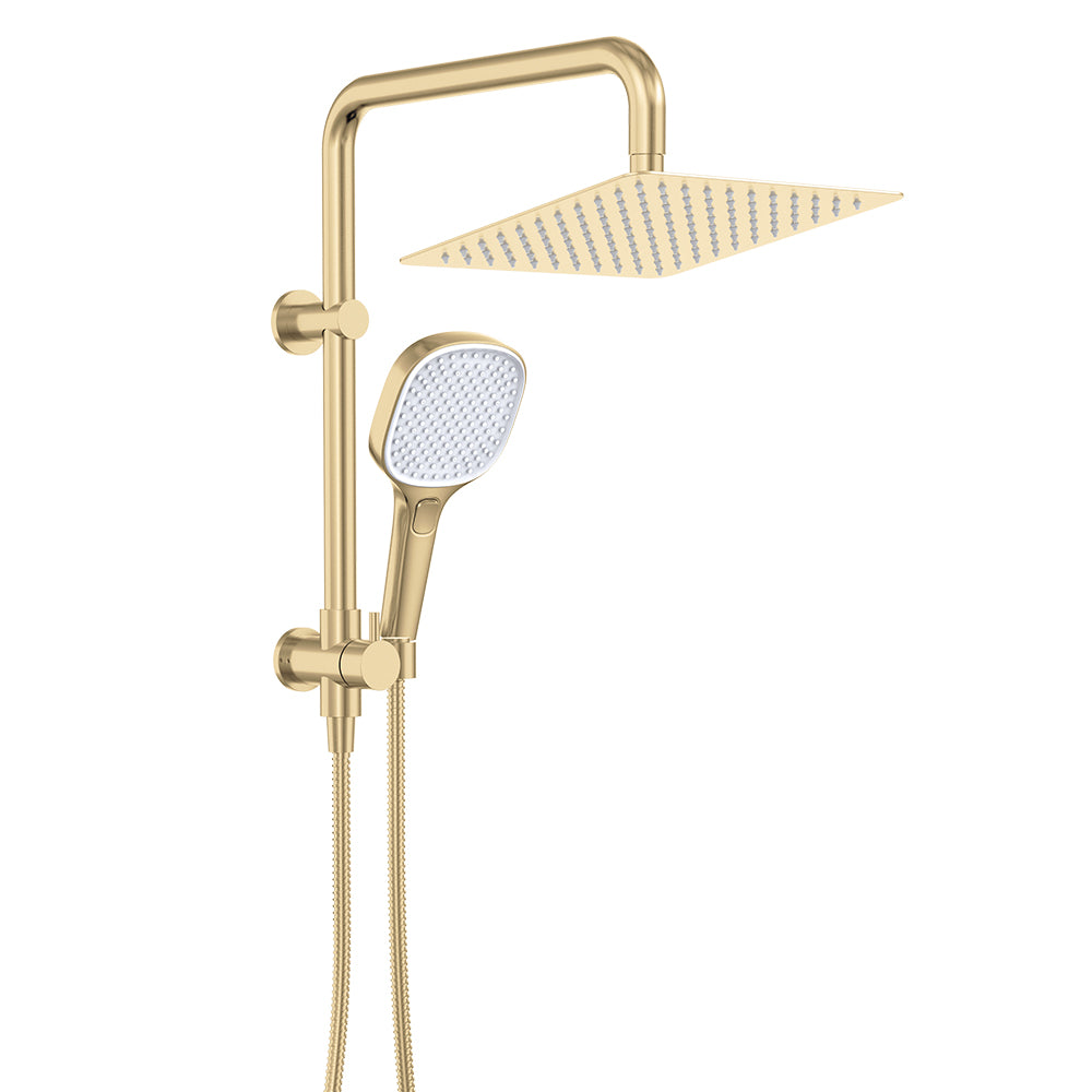 Koko Twin Half-Rail Shower - Urban Brass
