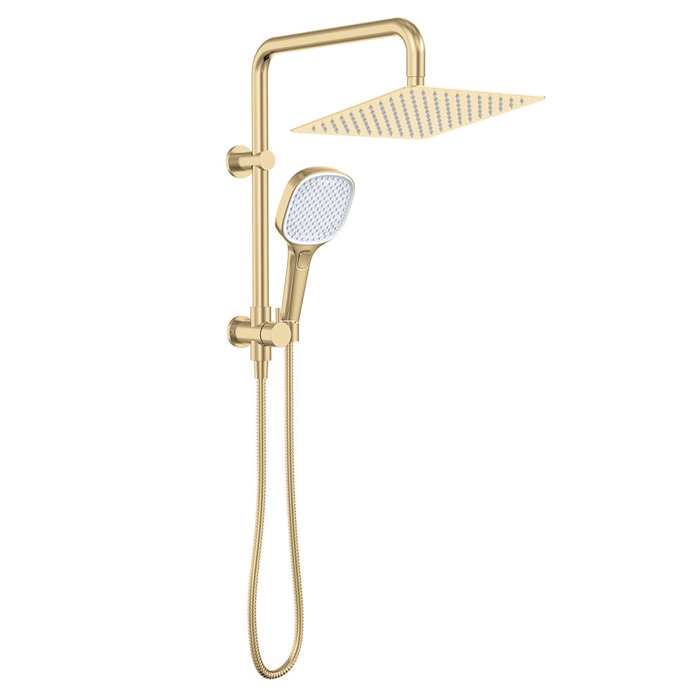 Koko Twin Half-Rail Shower - Urban Brass