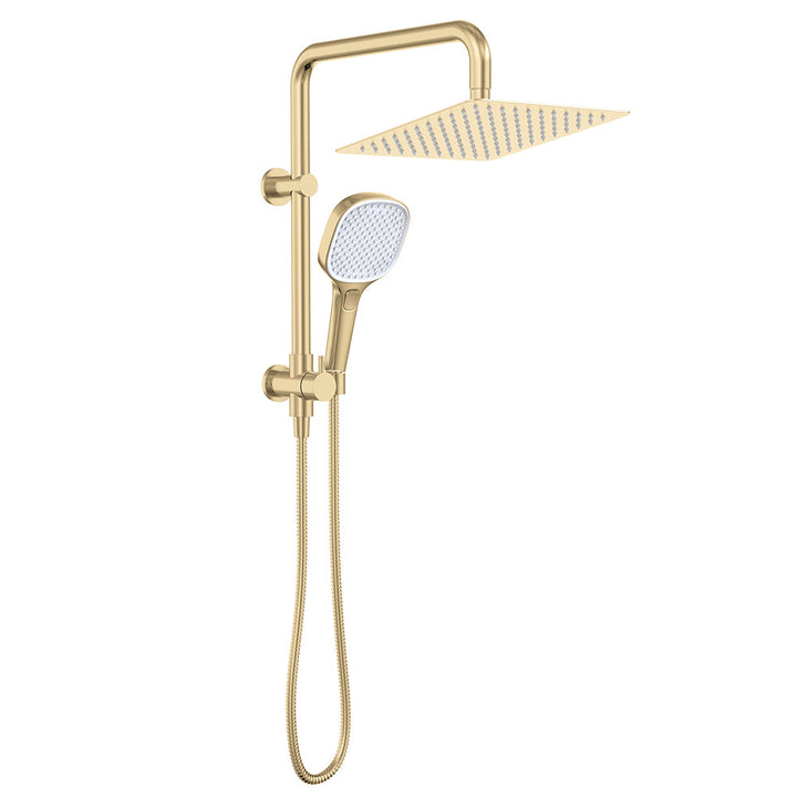 Koko Twin Half-Rail Shower - Urban Brass