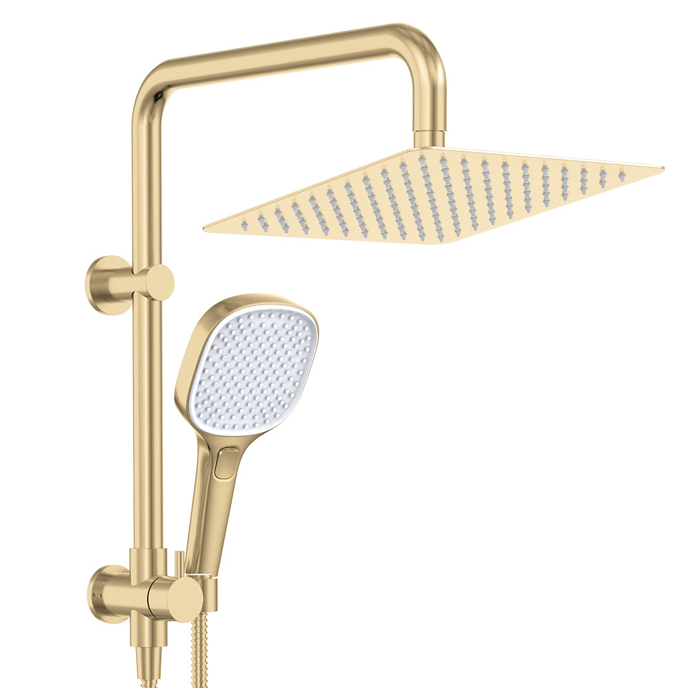 Koko Twin Half-Rail Shower - Urban Brass