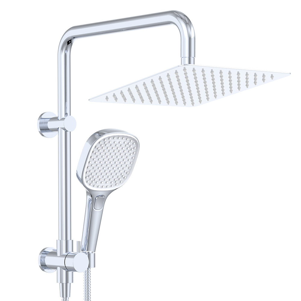 Koko Twin Half-Rail Shower - Chrome