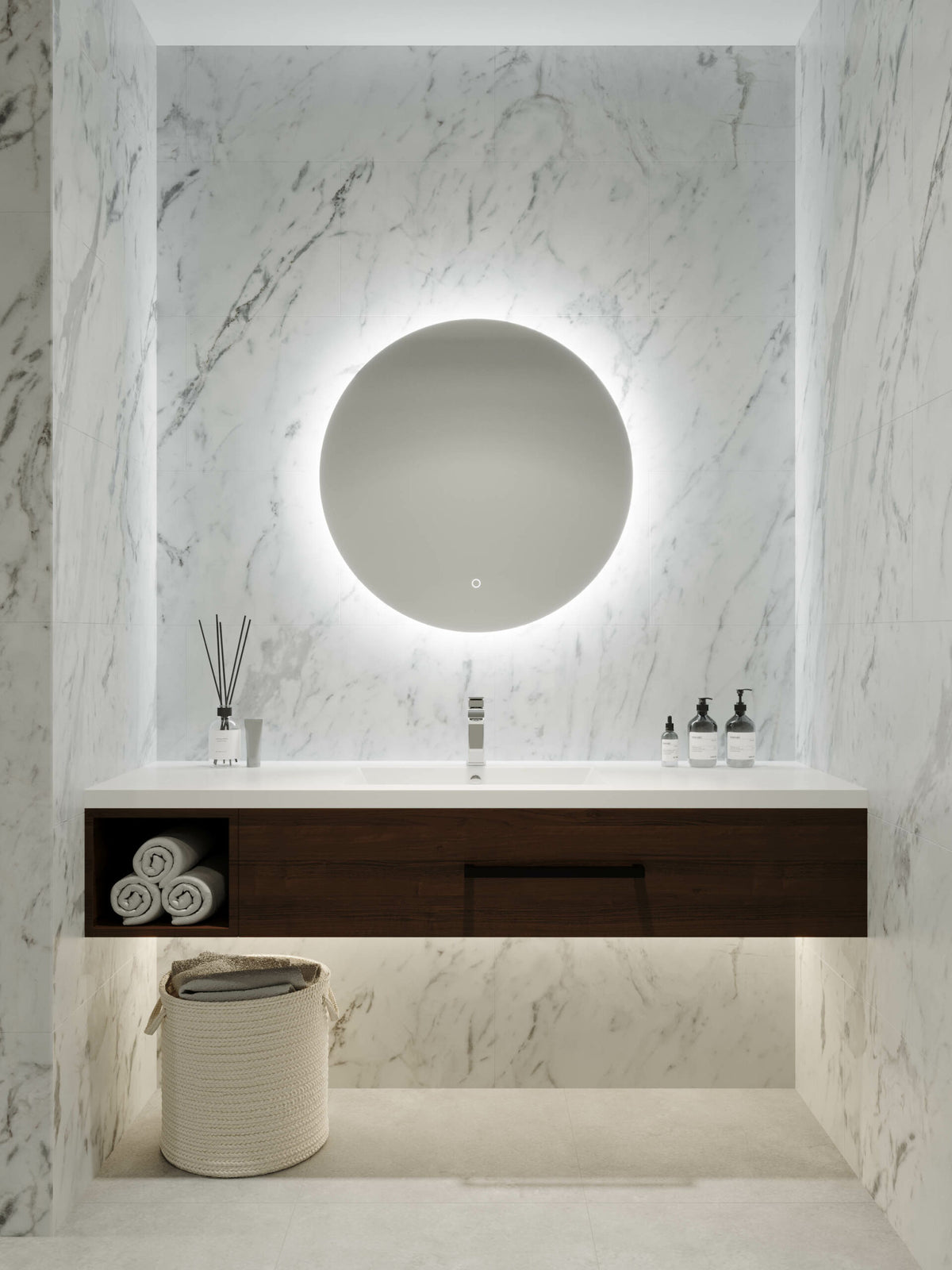 S Series Round LED Mirror product view 3