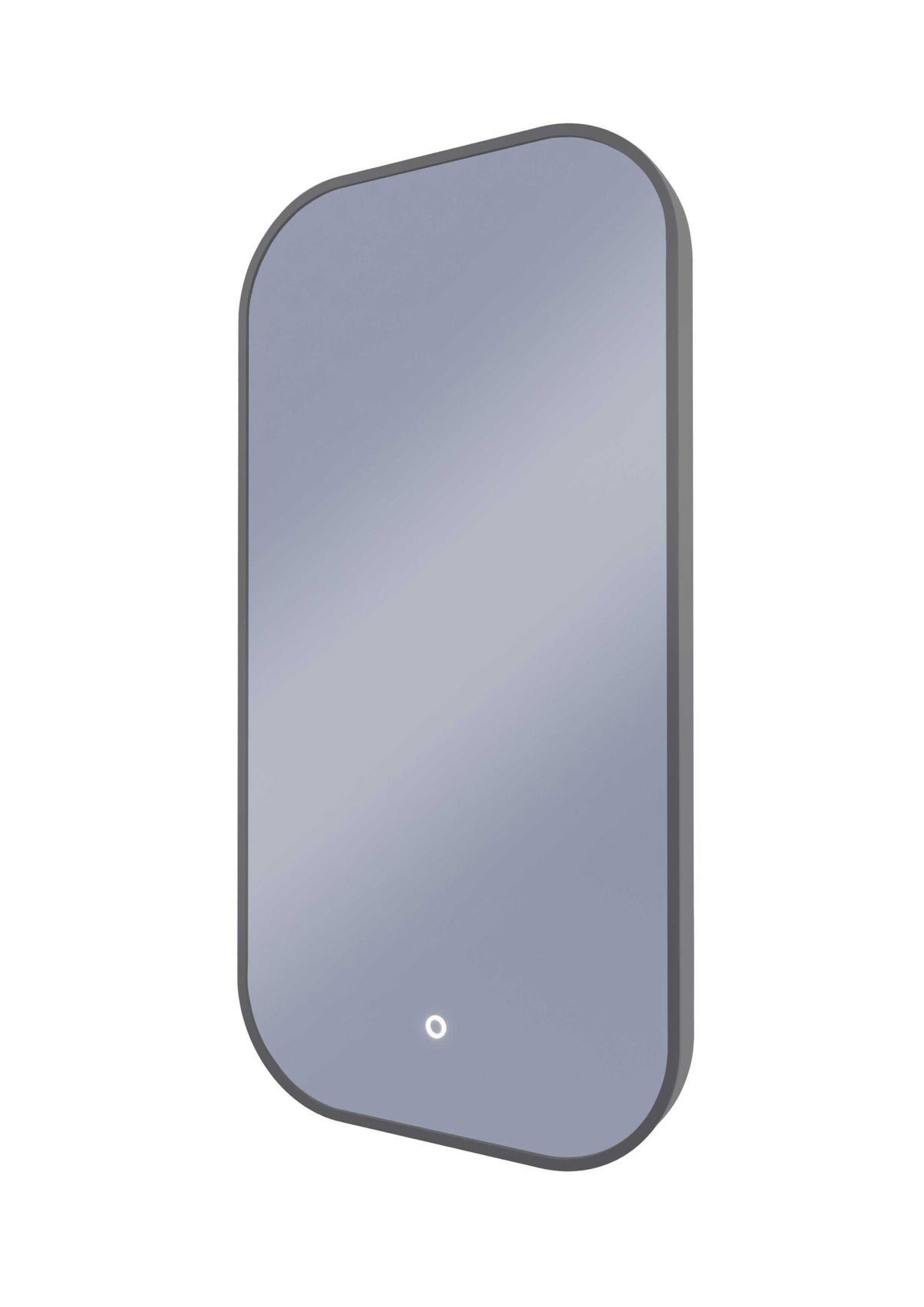 Framed I Series Soft Rectangle LED Mirror Georgian Metal product view 2