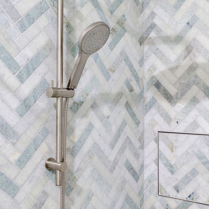 Kaya Rail Shower - Brushed Nickel