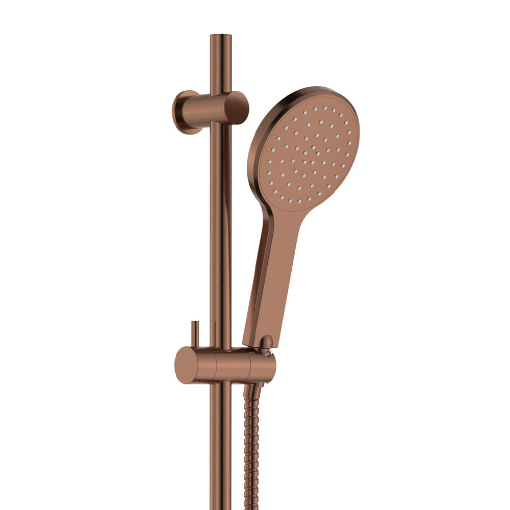 Kaya Rail Shower - Brushed Copper
